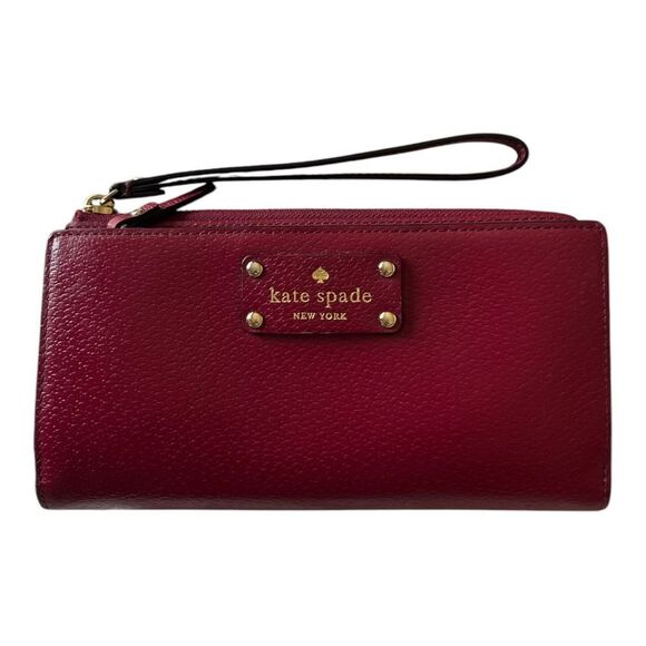 Kate Spade Red Wristlet - Picture 1 of 10